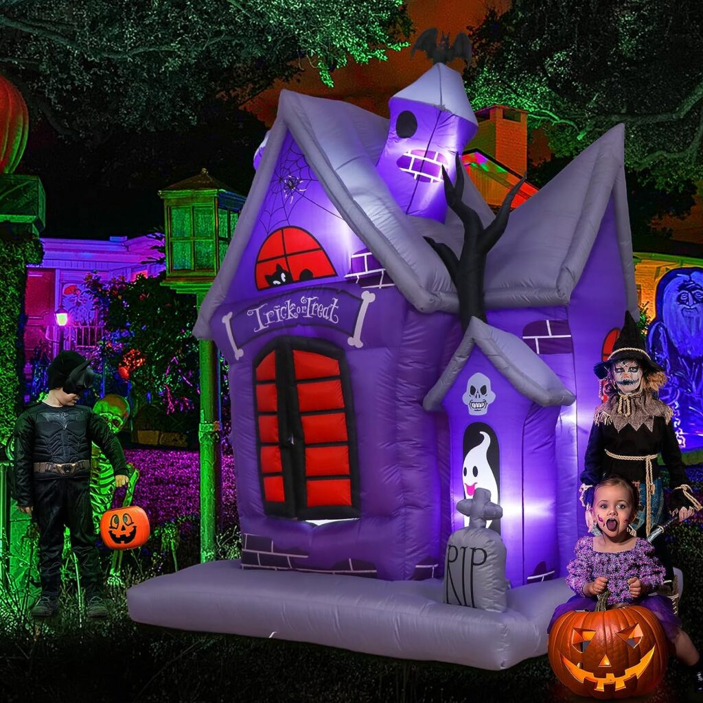 halloween inflatables haunted house castle