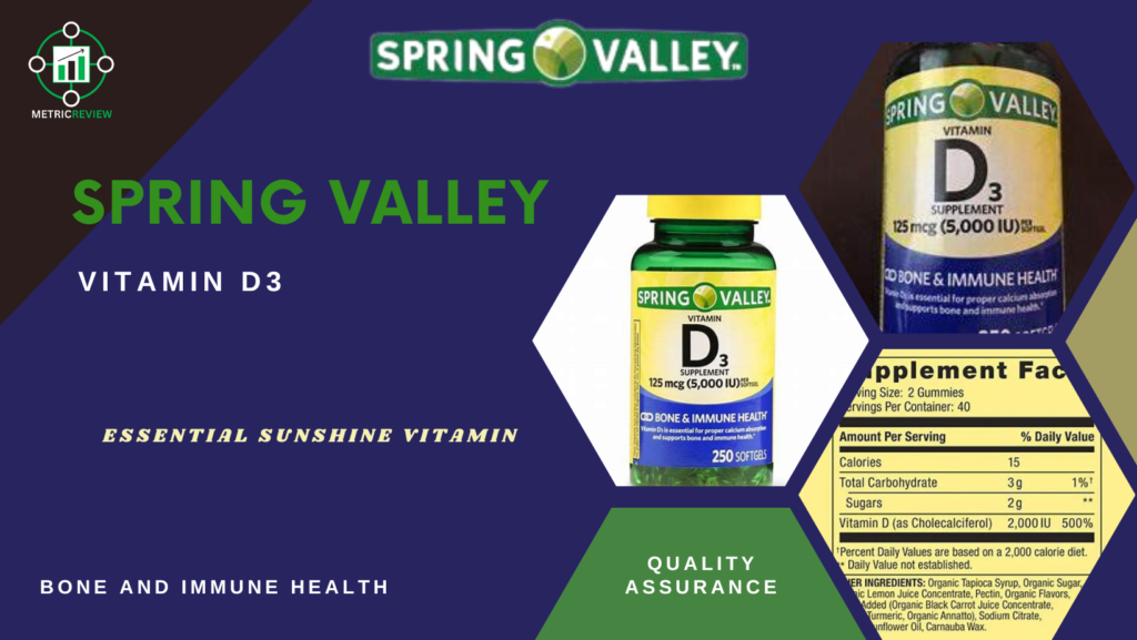 spring valley vitamins d3